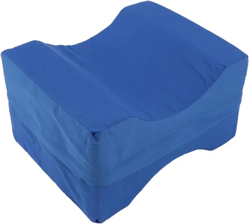 Vista 4 de Almohada de rodilla para personas que duermen de lado, esponja posicionador de piernas, almohada de rodilla W con funda desmontable
