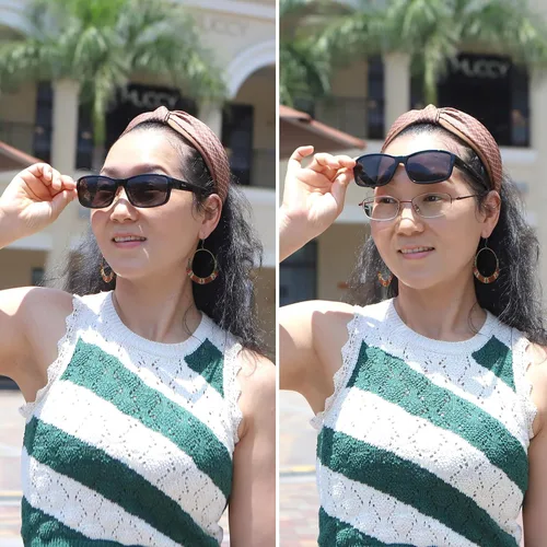 Vista 2 de yodo Gafas de sol ajustadas con lentes polarizadas para hombres y mujeres
