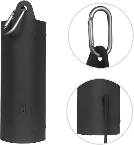 Vista 5 de Zaracle - Funda de transporte flexible para Sonos Roam 2/Sonos Roam Altavoz Bluetooth portátil inalámbrico (negro)