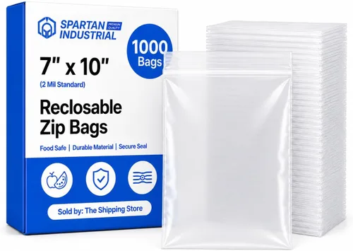 Vista 7 de Bolsas de polietileno de plástico transparente con cierre de 4 x 5 pulgadas