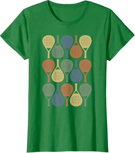 Vista 43 de Vintage Retro Padel Camiseta de Padel Sports Lover