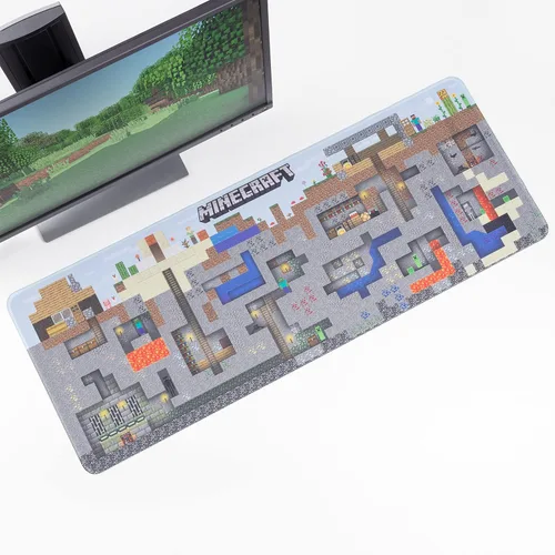 Vista 4 de Paladone Minecraft World - Tapete de escritorio con licencia