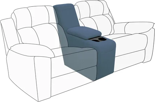 Vista 65 de Easy-Going Funda Elástica para Sofá Reclinable Cobertor de Sofá 4 Piezas Protector de Muebles Sofá Suave con Fondo Elástico Poliéster Spandex Tela