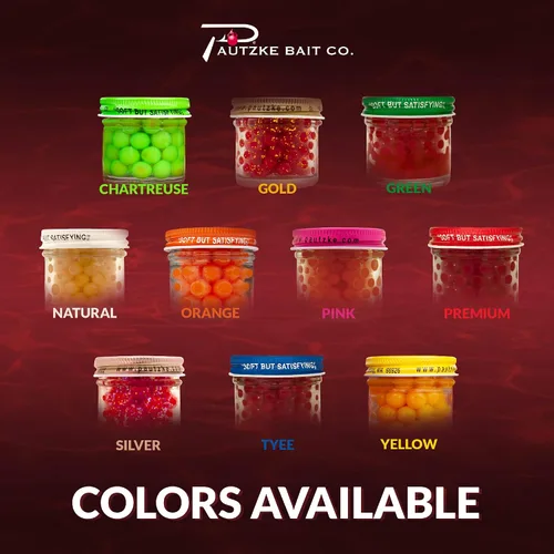 Vista 2 de Pautzke Balls O ' Fire - Cebo de pesca para huevos de salmón famoso y eficaz, accesorios de pesca mejorados con rayos UV, trucha de pesca líder