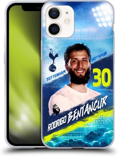 Vista 54 de Head Case Designs Officially Licensed Tottenham Hotspur F.C. Cristian Romero 2023/24 First Team Gel Case [Military Grade] Compatible with Apple