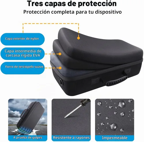 Vista 7 de co2CREA Estuche rígido de viaje para impresora portátil HP OfficeJet 250