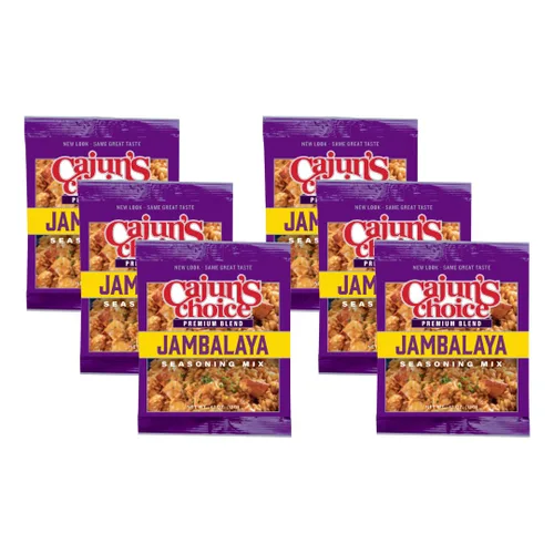 Vista 7 de Cajun's Choice - Mezcla de condimentos de camarones cajún, paquete de 2 unidades, totalmente natural, sin gluten, auténtica especia de Luisiana