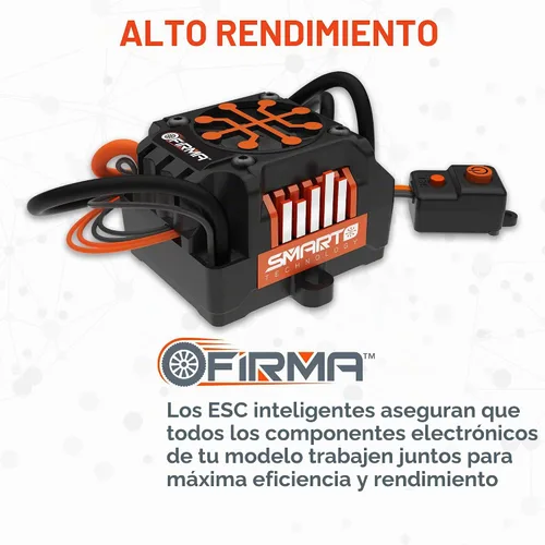 Vista 5 de Spektrum Firma 150A sin escobillas Smart ESC / 2050Kv sin sensor Motor Combo, SPMXSEMC05, negro