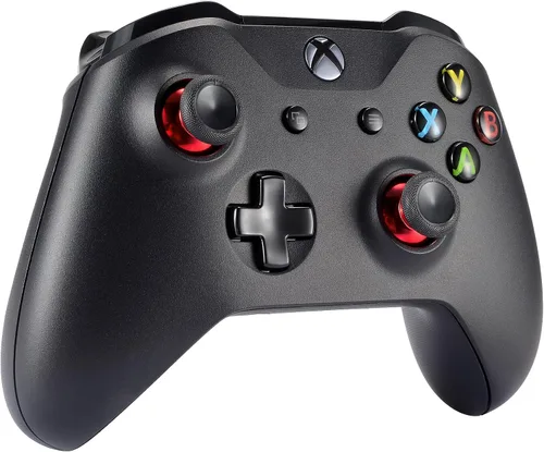 Vista 8 de eXtremeRate Palillos analógicos de repuesto para Xbox One One S X de 4 pares multicolores cromados mate para Xbox One