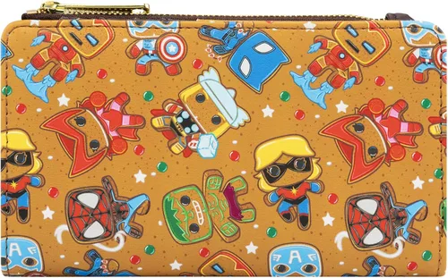 Vista 2 de Loungefly Mini mochila Varios colores Cartera de pan de jengibre Marvel