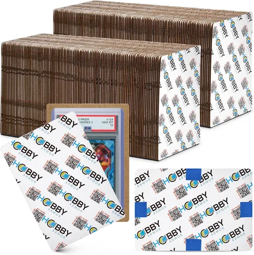 Vista 7 de Hobby Armor - Paquete de 100 protectores de envío de tarjetas coleccionables graduadas, 4 x 6 pulgadas con esquinas redondeadas, protector