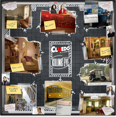 Vista 2 de Juego de mesa de misterio de Eve Cluedo de Movimientos Ganadores, Conviértete en un investigador del MI5 y determina quién mató a Kenny, la popular
