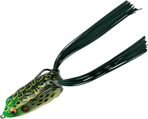 Vista 11 de BOOYAH Pad Crasher Topwater Bass Pesca Hueco Cuerpo Rana Señuelo con ganchos sin malas hierbas