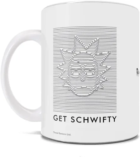 Vista 281 de Trend Setters Friends the Television Show – 25 años – Mercancía oficial – Taza de café o té de cerámica blanca de 11 onzas – perfecta para regalar