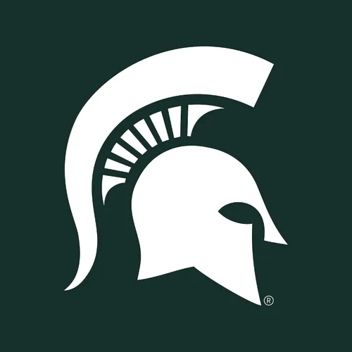 Vista 2 de NCAA, playera de mangas dobles con estampado, color de equipo, manga larga, universidad, universidad, michigan state spartans forest, Pequeña