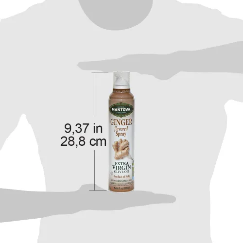 Vista 94 de Mantova Spray de Aceite de Oliva Virgen Extra con Sabor a Cúrcuma, spray de cocina saludable para el corazón perfecto para ensaladas, salsas