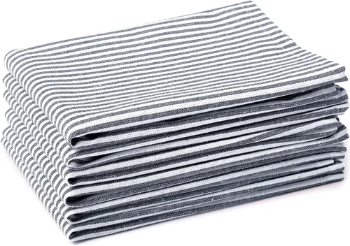 Vista 95 de Encasa XO Juego de 12 servilletas de tela de cóctel Servilletas de mesa de algodón puro Tamaño (9 x 9 pulgadas) Coral Solid Lavable a máquina