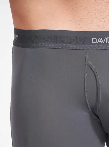 Vista 5 de DAVID ARCHY Mens Underwear Mesh Quick Dry Polyamide Boxer Briefs Active Sports Soft Breathable Underwear in 3 Pack