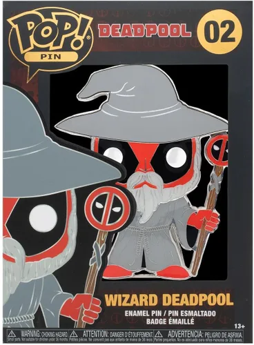 Vista 2 de Funko Pop! Pins: Marvel - Wizard Deadpool