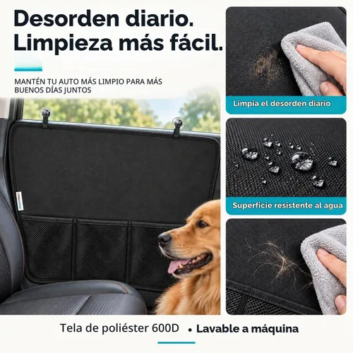 Vista 4 de Durapower Protector de puerta de automóvil para perro, paquete de 2 unidades, extra grande y grueso, antiarañazos, impermeable, cubierta de puerta