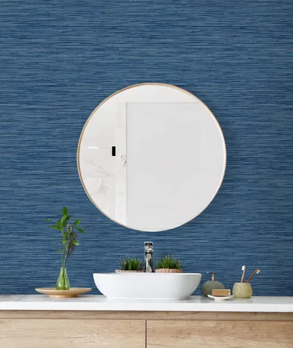 Vista 5 de NextWall Stacy Garcia Home - Papel tapiz de imitación para despegar y pegar (azul marino)