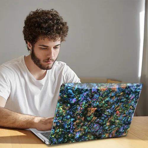 Vista 8 de B BELK Funda compatible con MacBook Air de 13 pulgadas M1 2022 2021 2020 2019 2018 A2337 A2179 A1932, carcasa rígida de plástico+cubierta