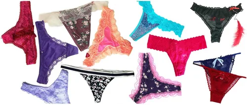 Vista 4 de jooniyaa Paquete de ropa interior para mujer tanga con espalda en T tanga con tanga