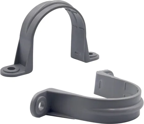 Vista 7 de ISPINNER 12 correas de tubo de PVC de 3/4 pulgadas, correa de conducto de plástico de 2 agujeros para tuberías de PVC, conductos y cables