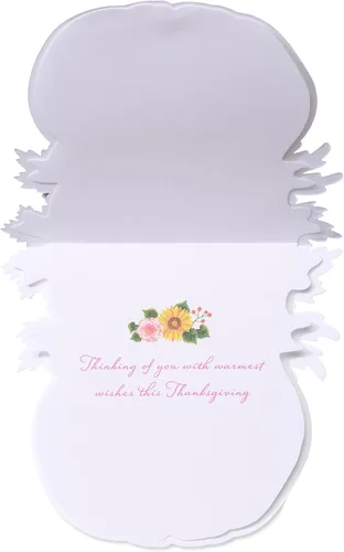 Vista 2 de Papyrus Tarjeta de Acción de Gracias (Deseos más cálidos)