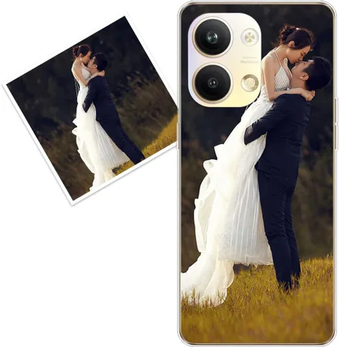 Vista 323 de Funda personalizada compatible con Oppo A1 Pro, fundas de teléfono personalizadas con imagen de foto, imagen de texto, cubierta transparente