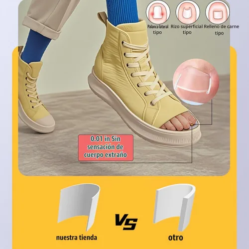 Vista 6 de Alivio rápido de las herramientas de pedicura del acero inoxidable del sistema del corrector de uñas encarnadas Breathable Ingrown Toenail Strips