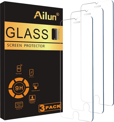 Vista 23 de Ailun - Protector de pantalla Apple iPhone 11 Pro/iPhone Xs/iPhone X, pantalla de 5.8 pulgadas, vidrio templado 2.5D, para la mayoría de las fundas