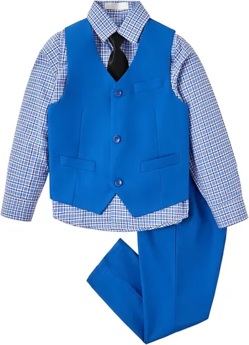 Vista 73 de Conjunto de chaleco para niños, trajes formales, trajes de boda, ropa de vestir