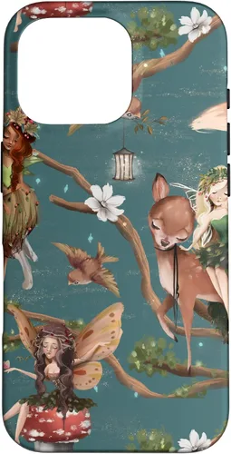 Vista 19 de iPhone 12/12 Pro Woodland Criatures - Carcasa para jardín de hadas
