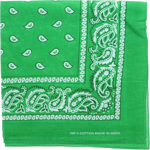 Vista 15 de Motique Accessories Bandana Paisley Extra Grande de 27x27 Pulgadas