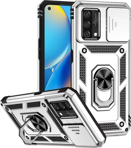 Vista 10 de Funda para Xiaomi Poco X3 NFC, protección de soporte de coche de grado militar [soporte integrado] Soporte de anillo de metal magnético resistente