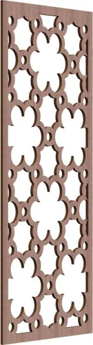 Vista 136 de 9 3/8"W x 24 3/8"H x 1/4"T Southgate Decorativos Paneles De Pared De Madera Calado, Abedul