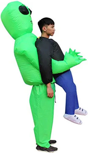 Vista 2 de Disfraz inflable de varios diseños para adulto disfraz de Halloween L