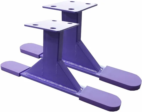 Vista 9 de Tumbl Trak Haz de equilibrio de gamuza de entrenamiento de gimnasia de 8 pies, haz alto y bajo para el hogar, base antideslizante, sensación