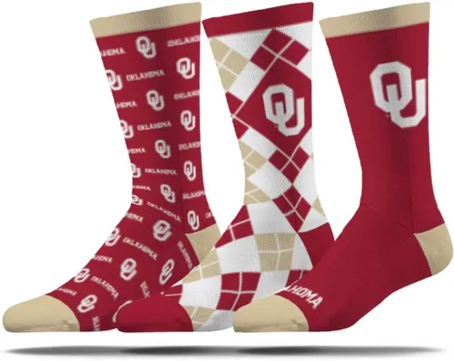Vista 15 de Strideline Calcetines de vestir NCAA para hombre - The Executive paquete de 3 - Talla única para la mayoría Blue and Orange