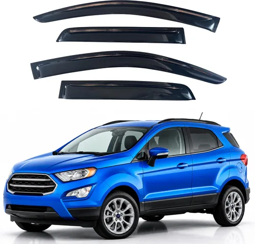 Vista 200 de Visera de ventana IG para Ford Focus Sedán y Hatchback 2012-2018, Protector de ventana lateral para lluvia y viento estilo Mugen, extra duradero