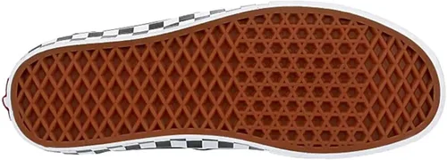 Vista 7 de Vans Asher - Tenis unisex de lona de plataforma baja sin cordones Checker Sidewall Racing Road