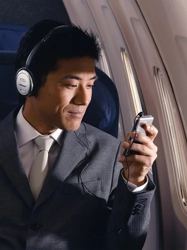 Vista 6 de Bose QuietComfort 3 Auriculares acústicos con cancelación de ruido, color negro (renovado)