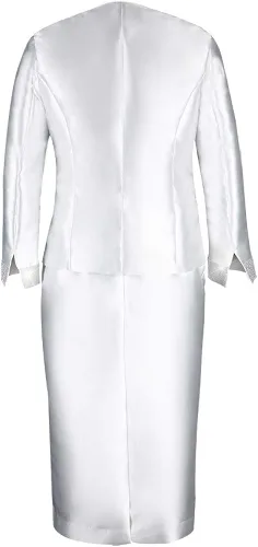 Vista 4 de Go Mai Las mujeres de la iglesia trajes de vestido de la iglesia traje para las señoras madre regalos ocasión especial boda partido formal iglesia