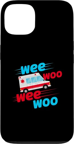 Vista 7 de Funda EMT para iPhone 13 Pro Max Wee Woo Wee Woo Ambulancia Técnico Paramédico