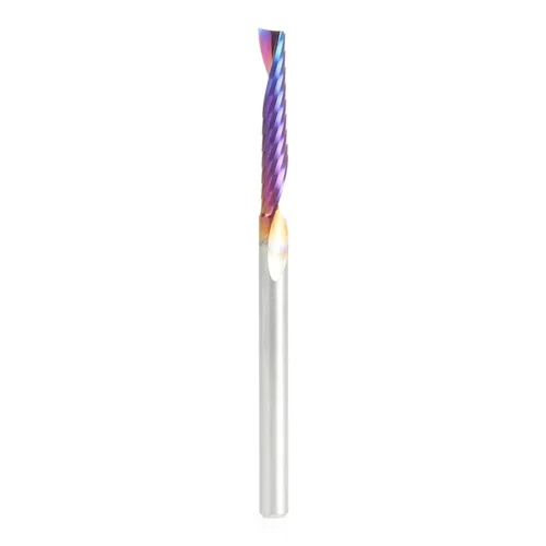 Vista 23 de Amana Tool Spektra 51412-K, 51412-K, 3/16 D x 5/8 CH x 3/16 SHK x 2 pulgadas de largo, acabado de espejo