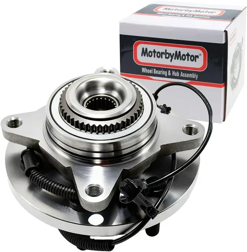 Vista 13 de MotorbyMotor 513188 Cojinete de rueda delantera y conjunto de cubo de 6 orejetas con ABS compatible con Chevy Trailblazer SSR, GMC Envoy, Buick