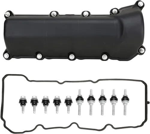 Vista 9 de Juego de tapa de válvula de motor izquierdo y derecho MITZONE con juntas y pernos compatible con 2002-2012 Dodge Dakota Durango Nitro RAM 1500 Jeep