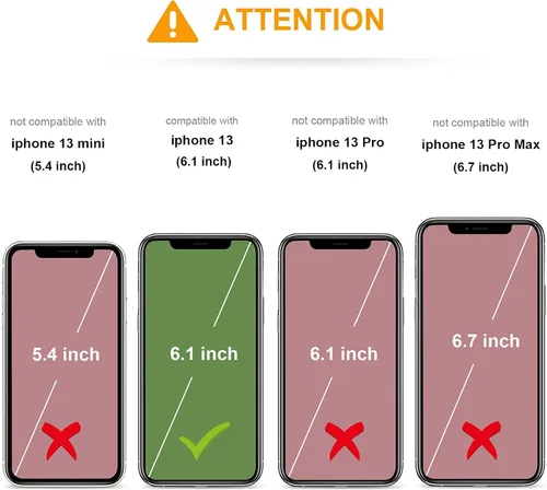 Vista 2 de KIHUWEY Funda Cartera Compatible con iPhone 13 con Soporte para Tarjetas de Crédito, Cierre Magnético de Cuero Premium con Soporte, Funda Protectora