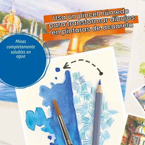 Vista 5 de Faber-Castell Creative Studio Goldfaber Lápiz Acuarela Classpack - 144 Lápices en 12